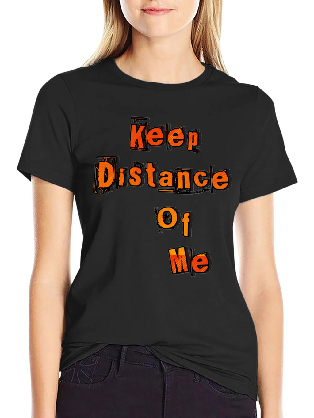 Keep Distance Of Me Novelty Graphic Tee product image 2