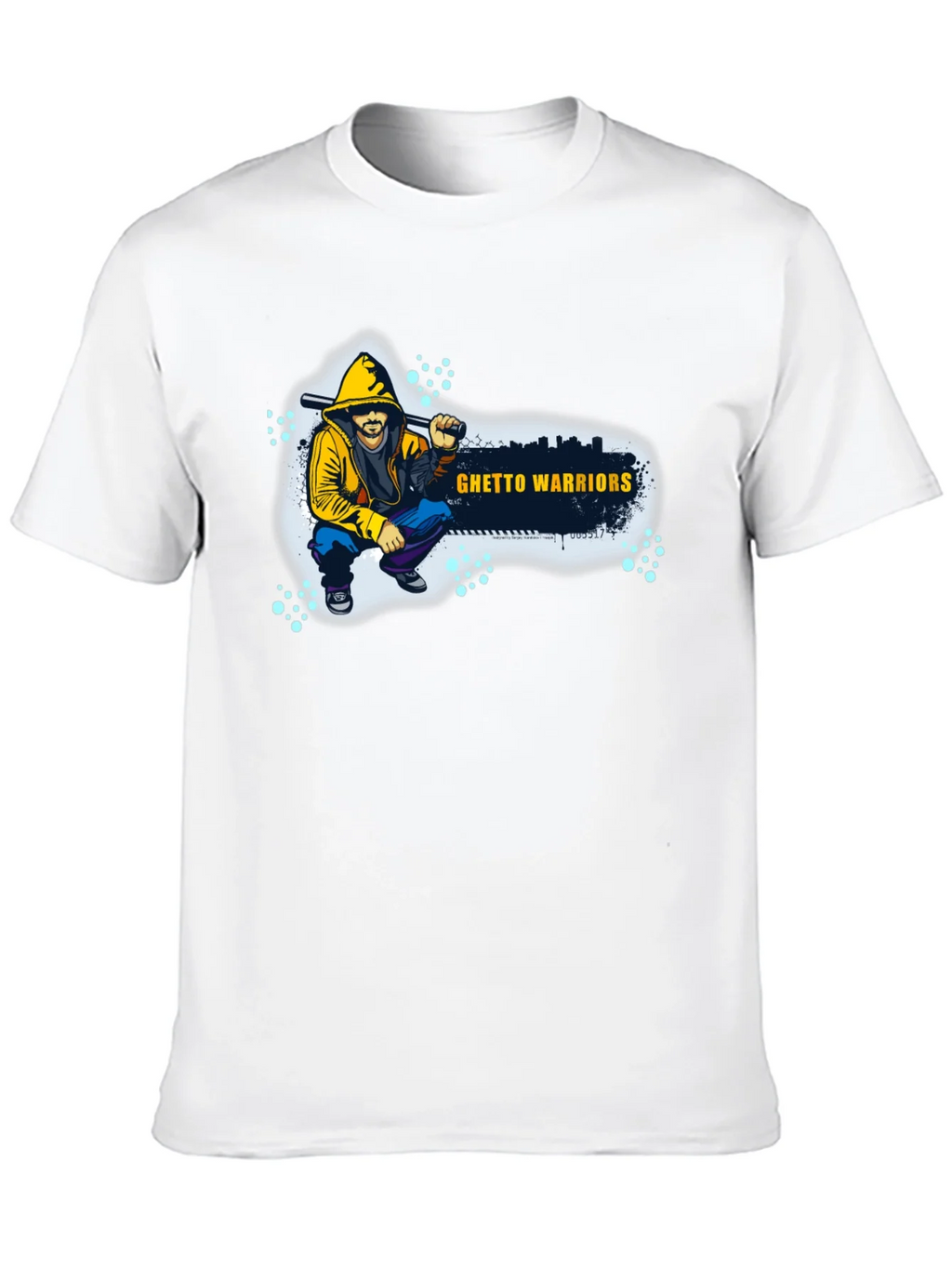 Ghetto Warriors Black Graphic T-Shirt product image 9