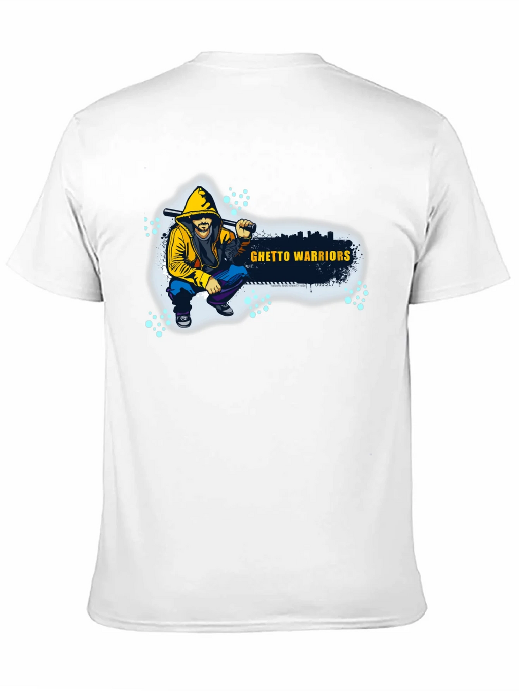 Ghetto Warriors Black Graphic T-Shirt product image 10
