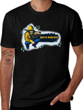Ghetto Warriors Black Graphic T-Shirt product image 1