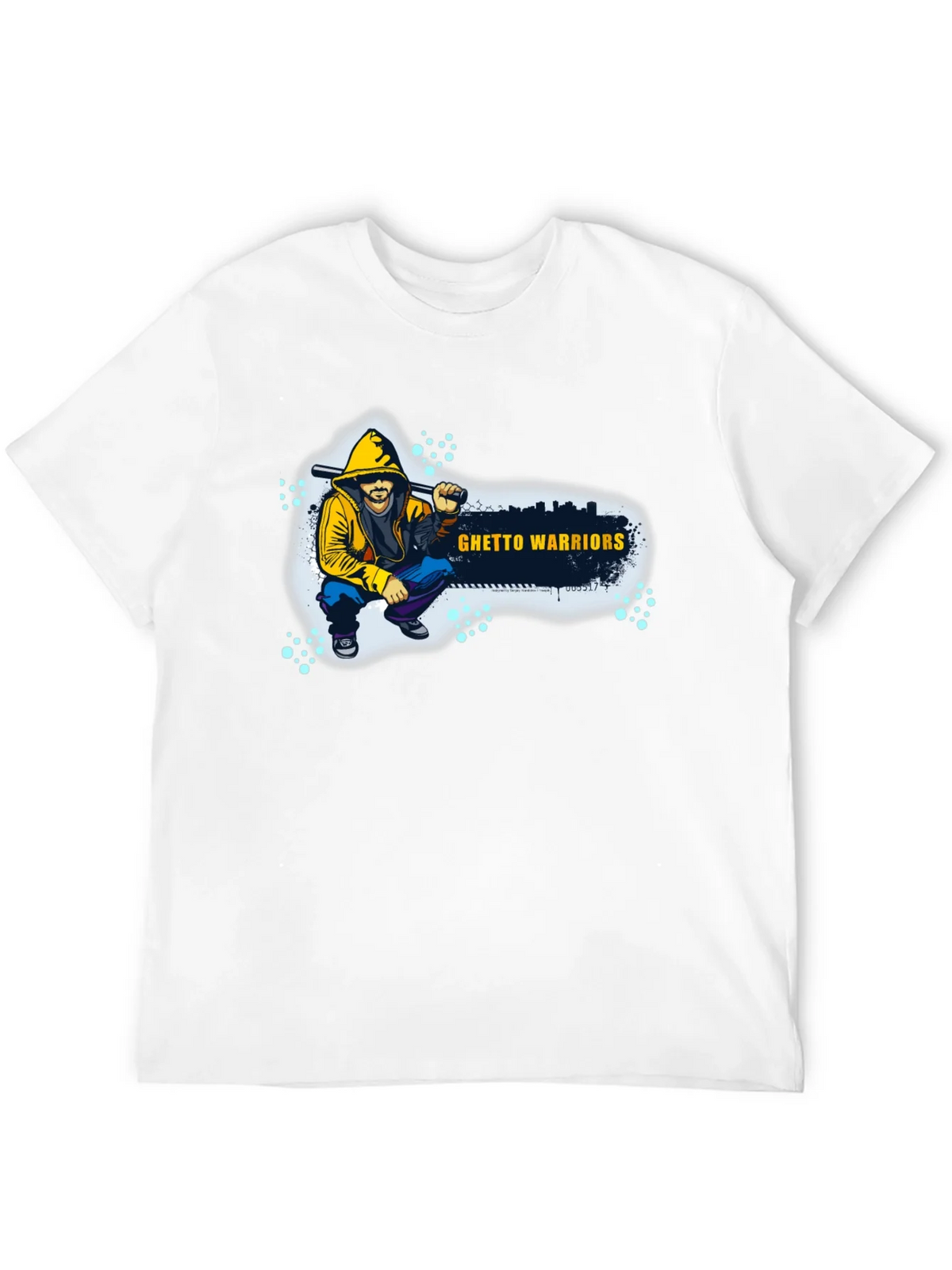 Ghetto Warriors Black Graphic T-Shirt product image 11