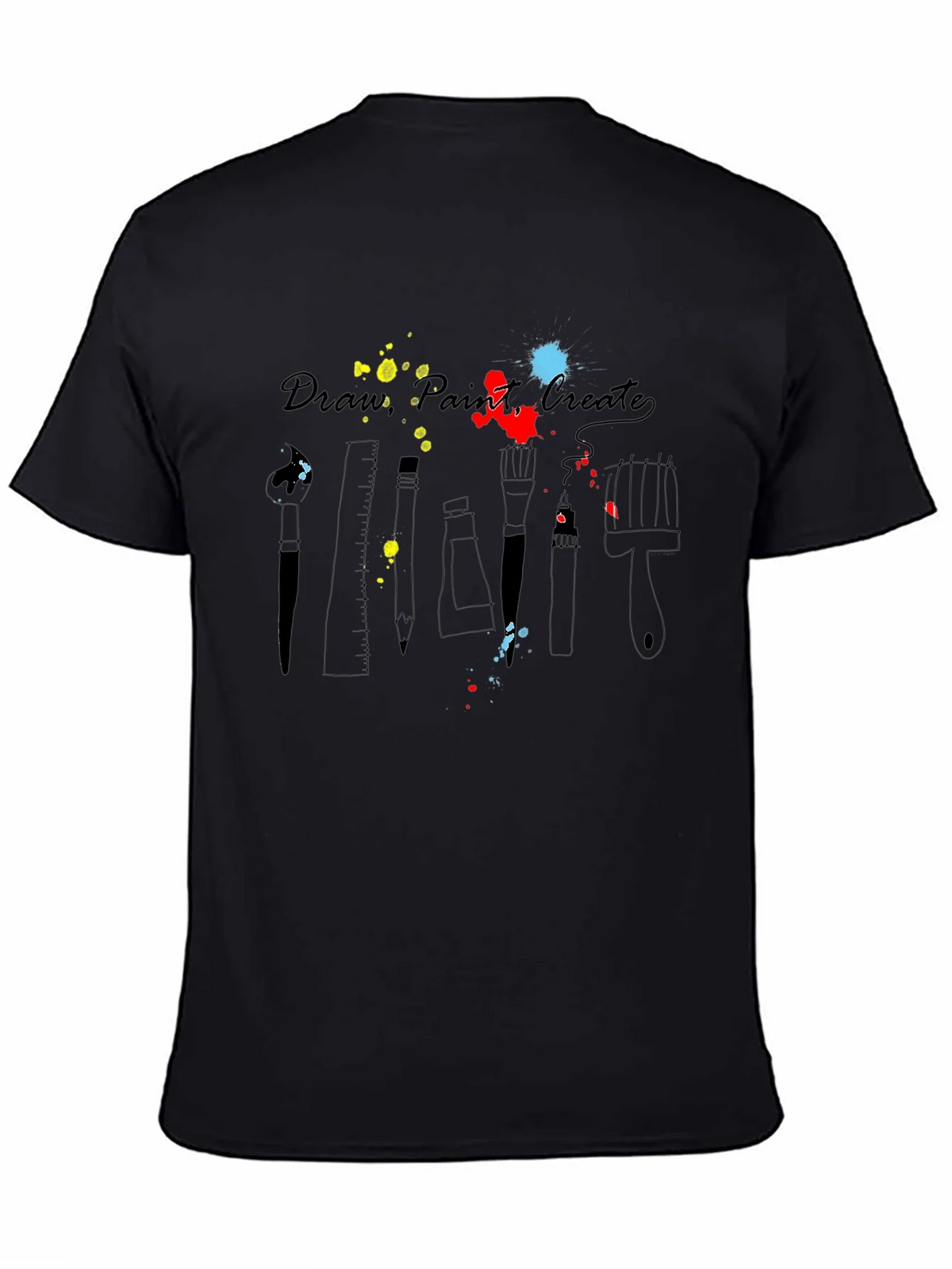 Artists Palette T-Shirt - Draw Paint Create product image 4