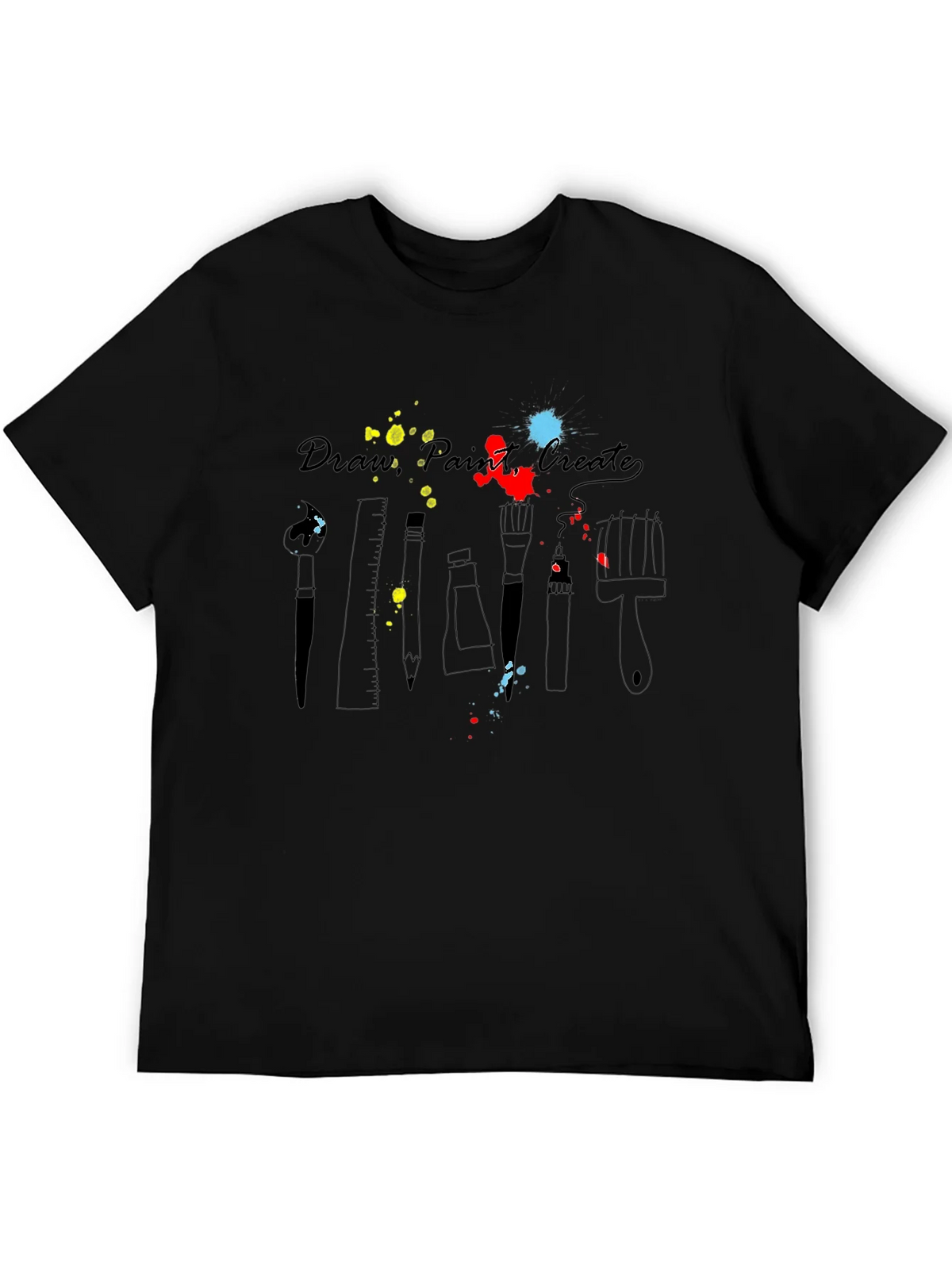 Artists Palette T-Shirt - Draw Paint Create product image 5