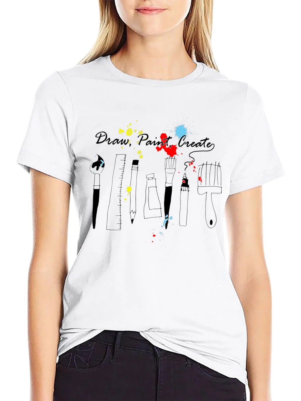 Artists Palette T-Shirt - Draw Paint Create product image 8