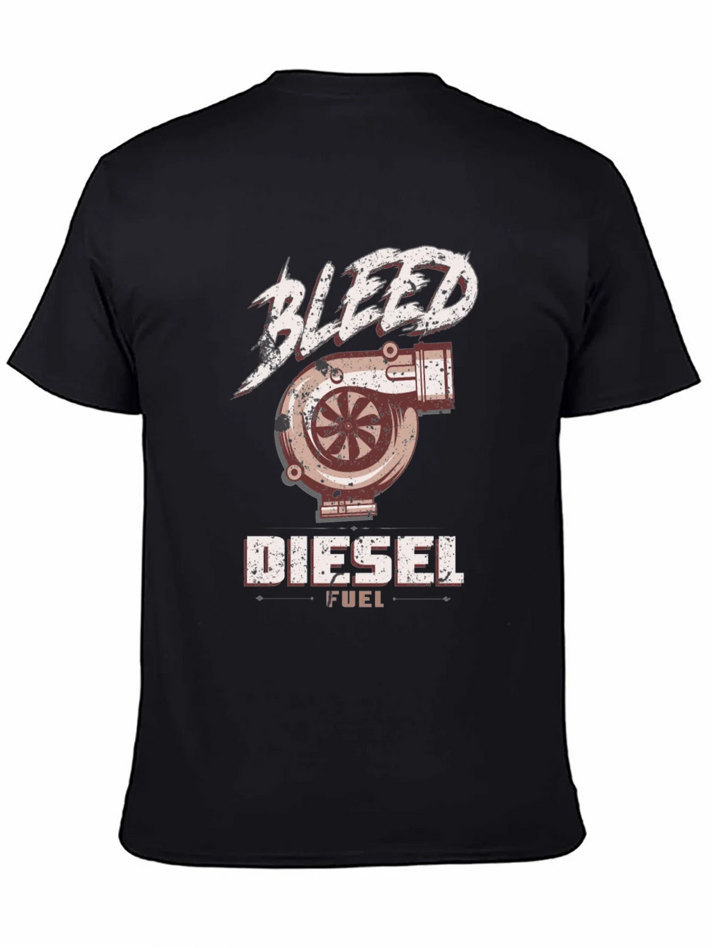 Bleed Diesel Fuel Graphic T-Shirt - Turbo Engine Design product image 3