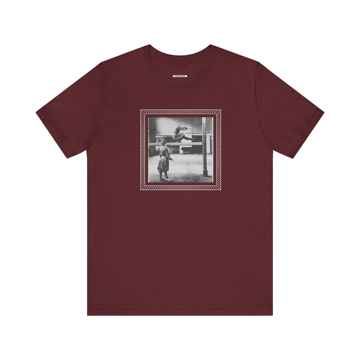 On the Balance Beam 1902 Vintage Graphic T-Shirt product image 8