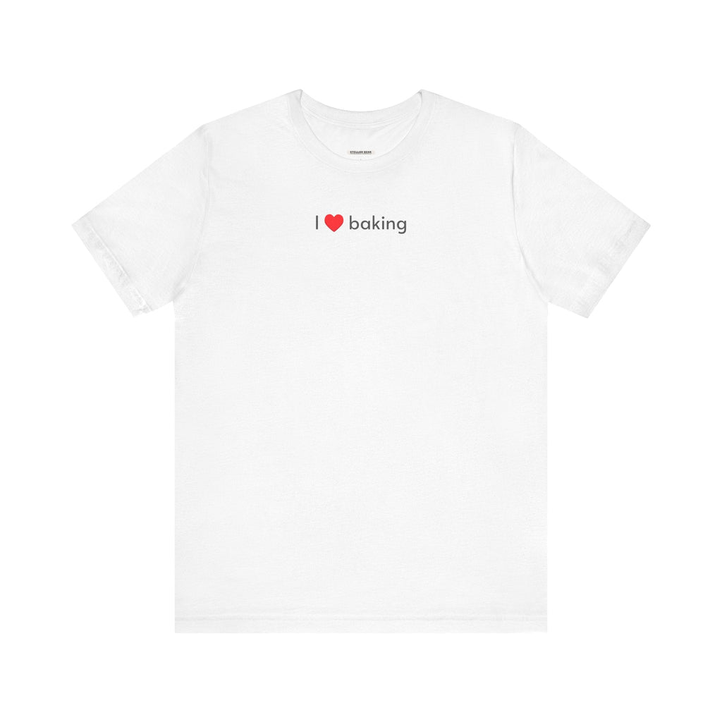 I Love Baking Minimalist Style T-Shirt product image 7