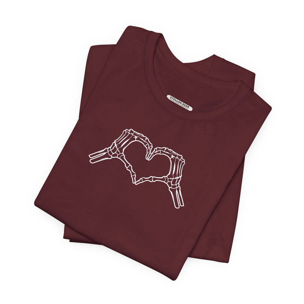 Skeleton Hand Heart Graphic T-Shirt product image 3