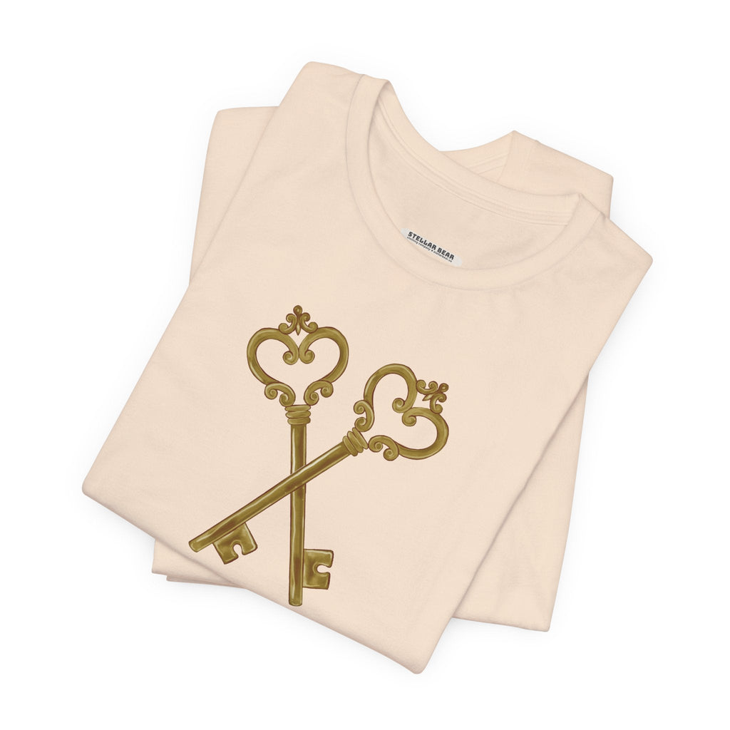 Old Keys Crossed Vintage Objects Graphic T-Shirt product image 1