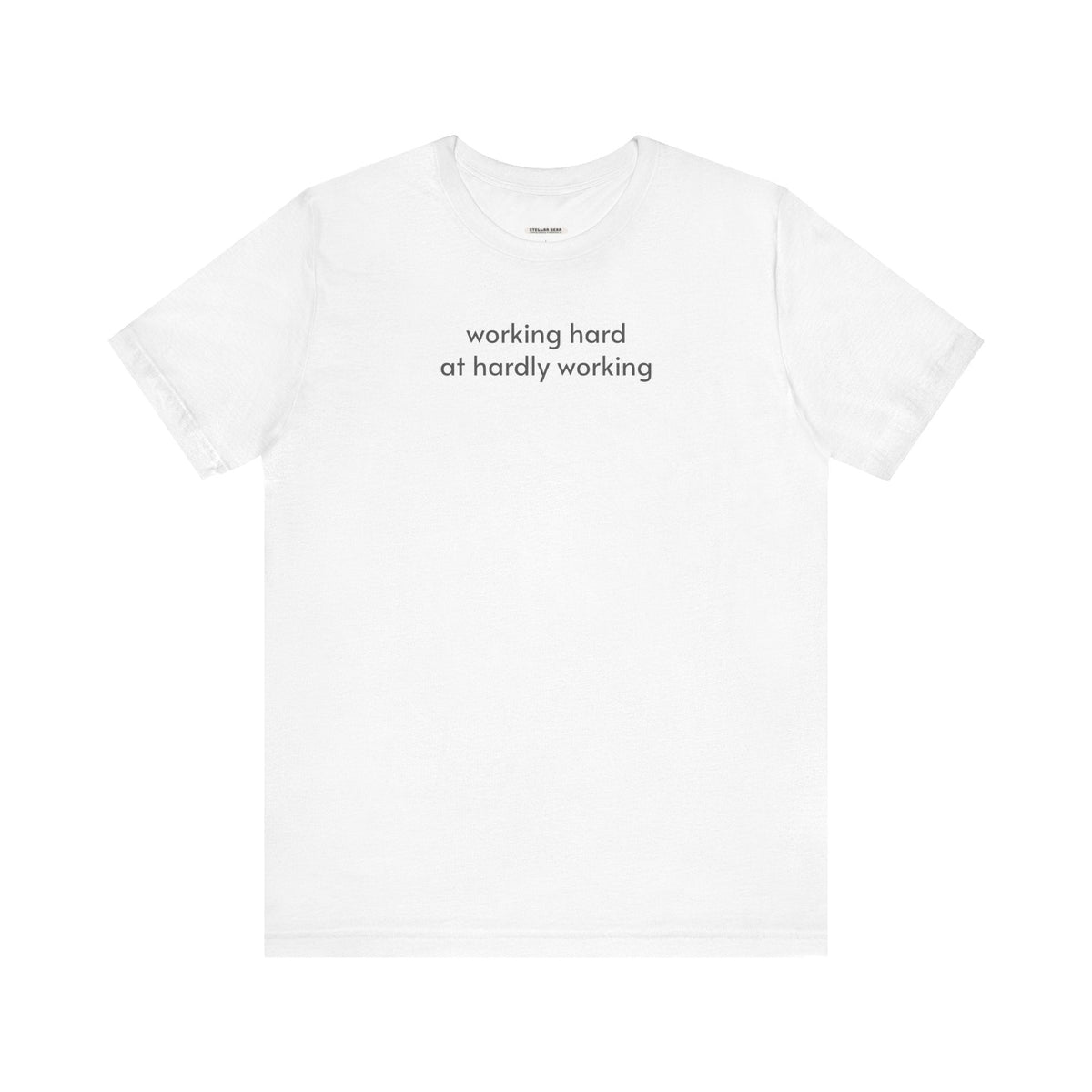 Working Hard at Hardly Minimalist Style T-Shirt product image 12