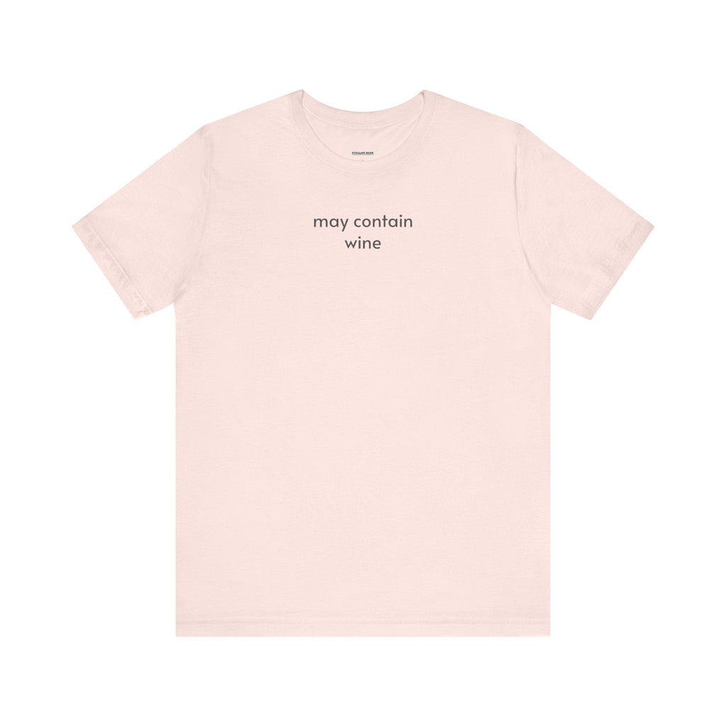 May Contain Wine Minimalist Style T-Shirt product image 9