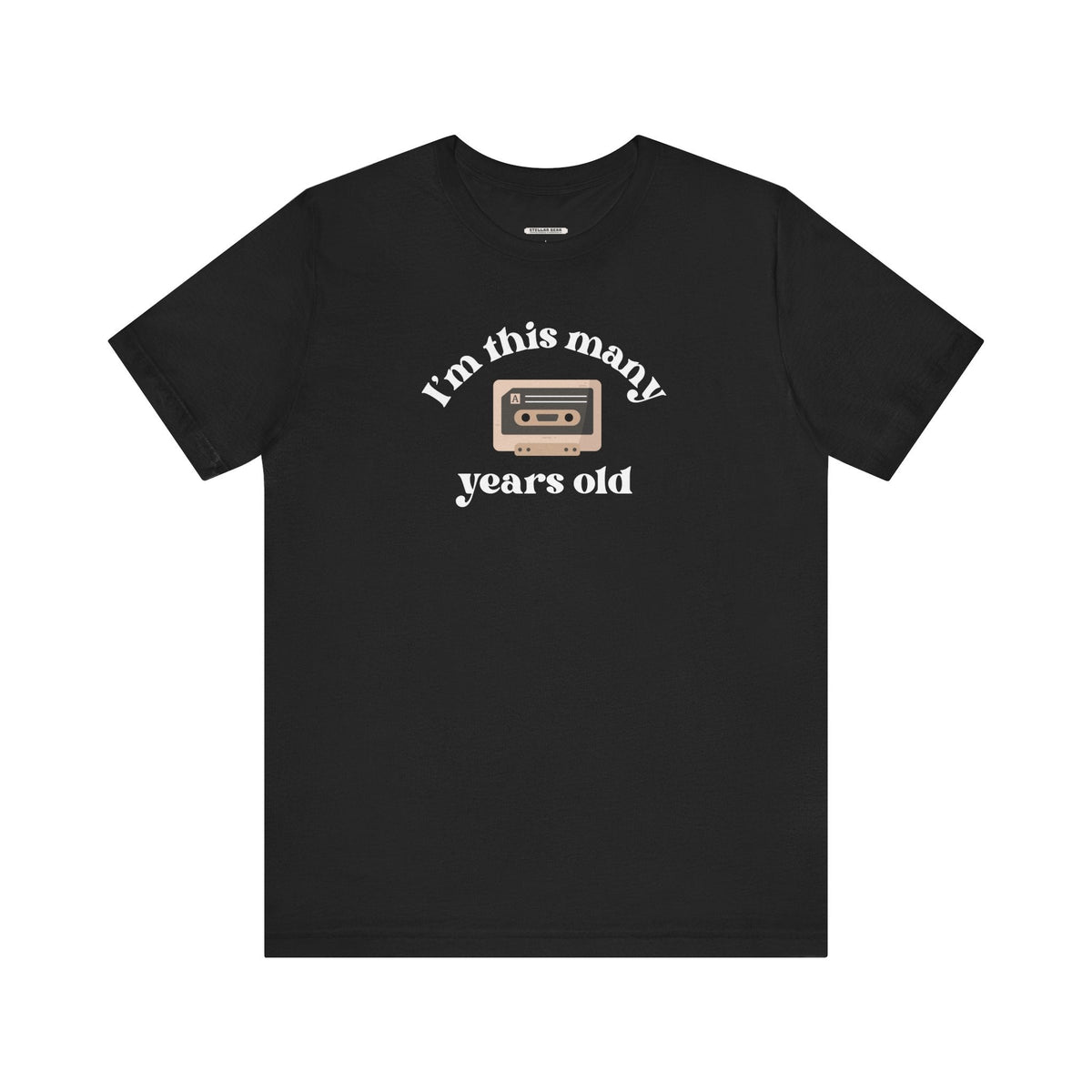 I'm This Many Years Old (Cassette Tape) Graphic T-Shirt product image 8