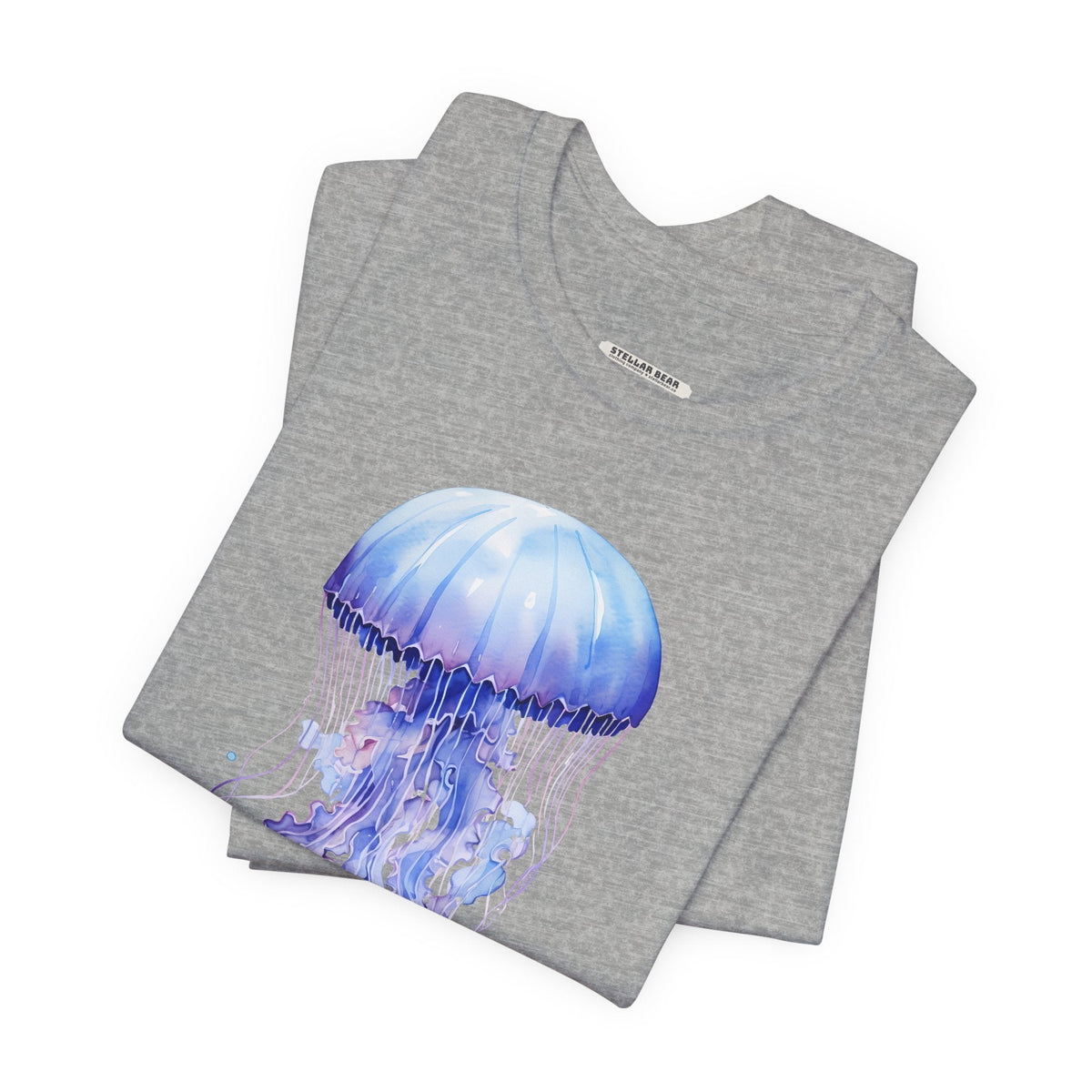 Jellyfish Lavender Blue Graphic T-Shirt product image 7
