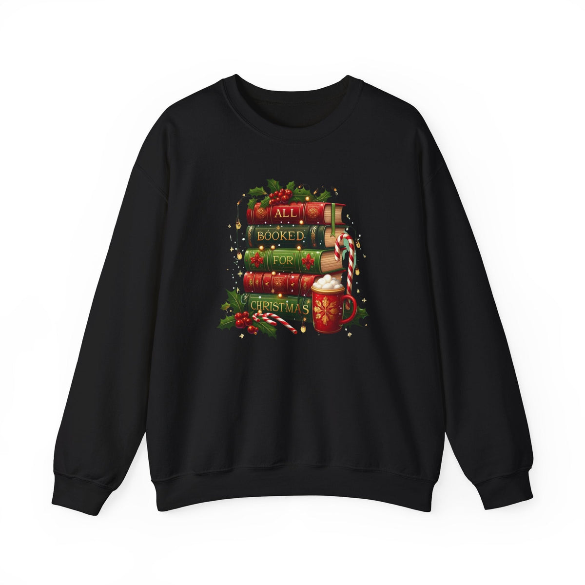 All Booked for Christmas Graphic Sweatshirt product image 1