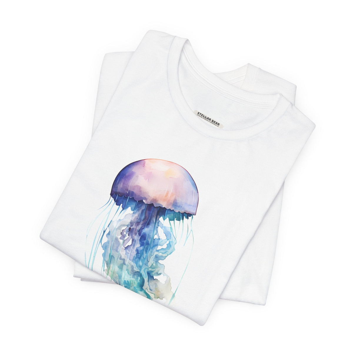 Jellyfish Lavender Green Graphic T-Shirt product image 6