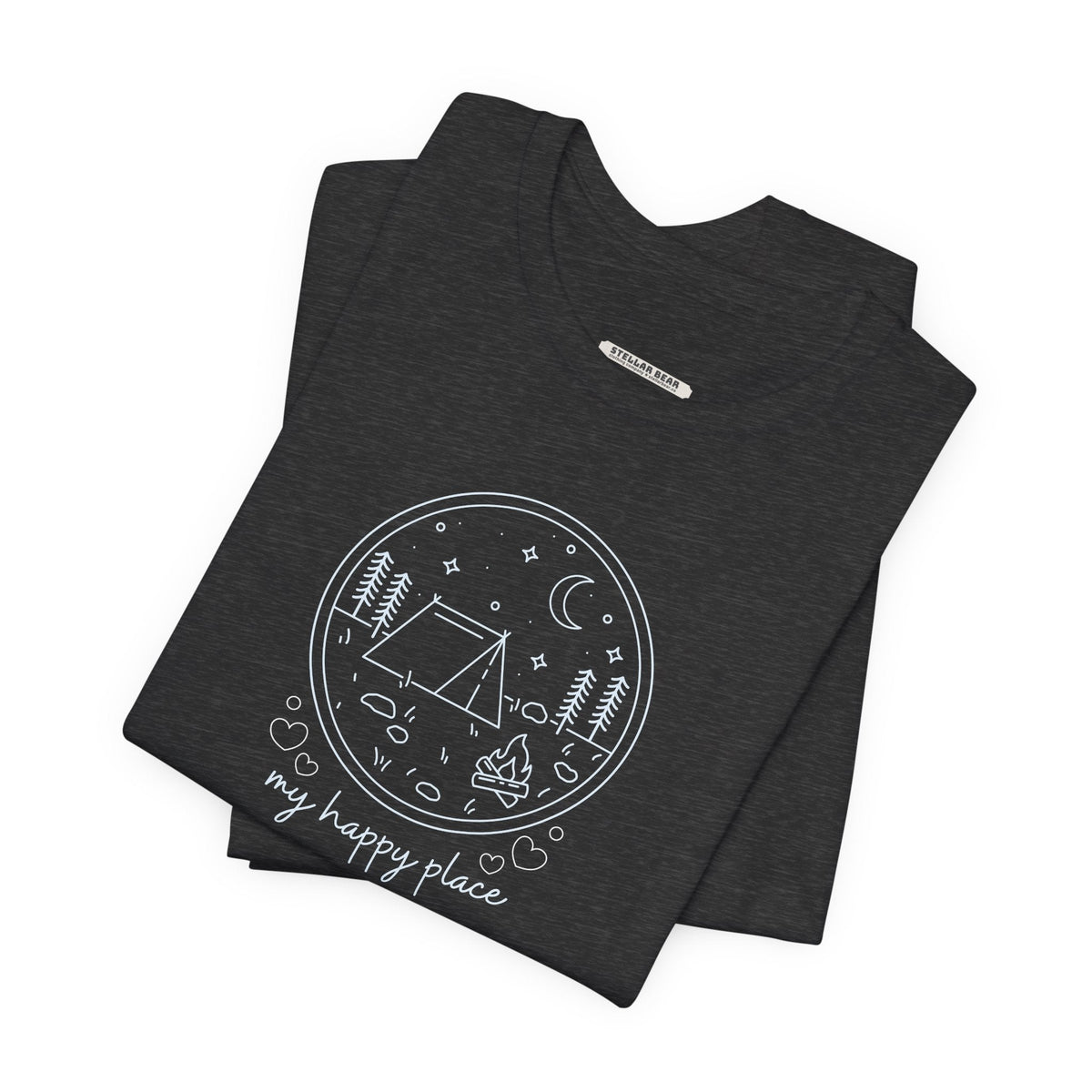 My Happy Place (Camping) Graphic T-Shirt product image 5