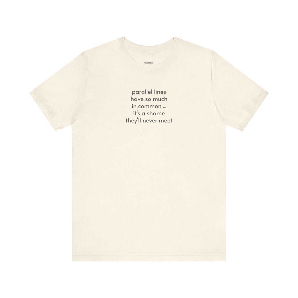 Parallel Lines Minimalist Style T-Shirt product image 10