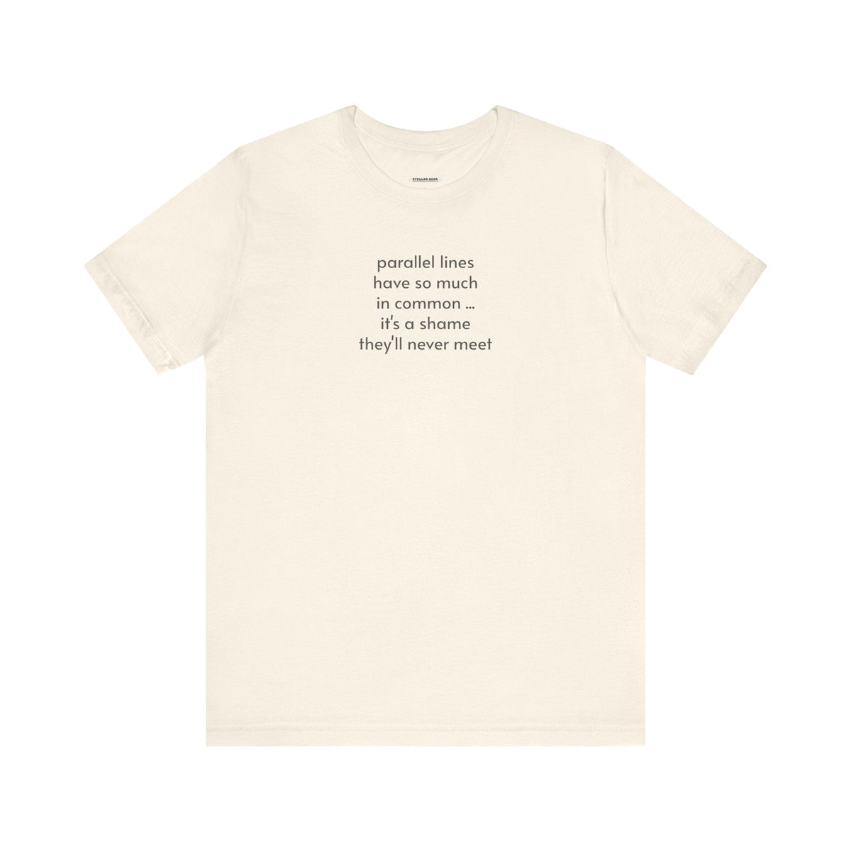 Parallel Lines Minimalist Style T-Shirt product image 10