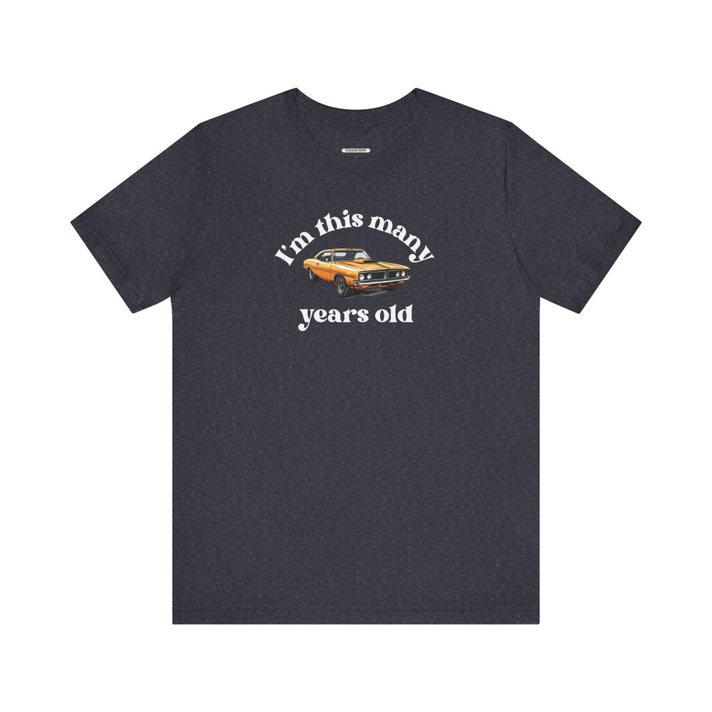 I'm This Many Years Old (Muscle Car) Graphic T-Shirt product image 12