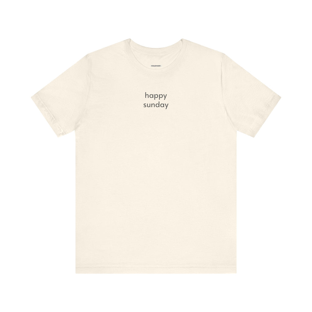Happy Sunday Minimalist Style T-Shirt product image 14