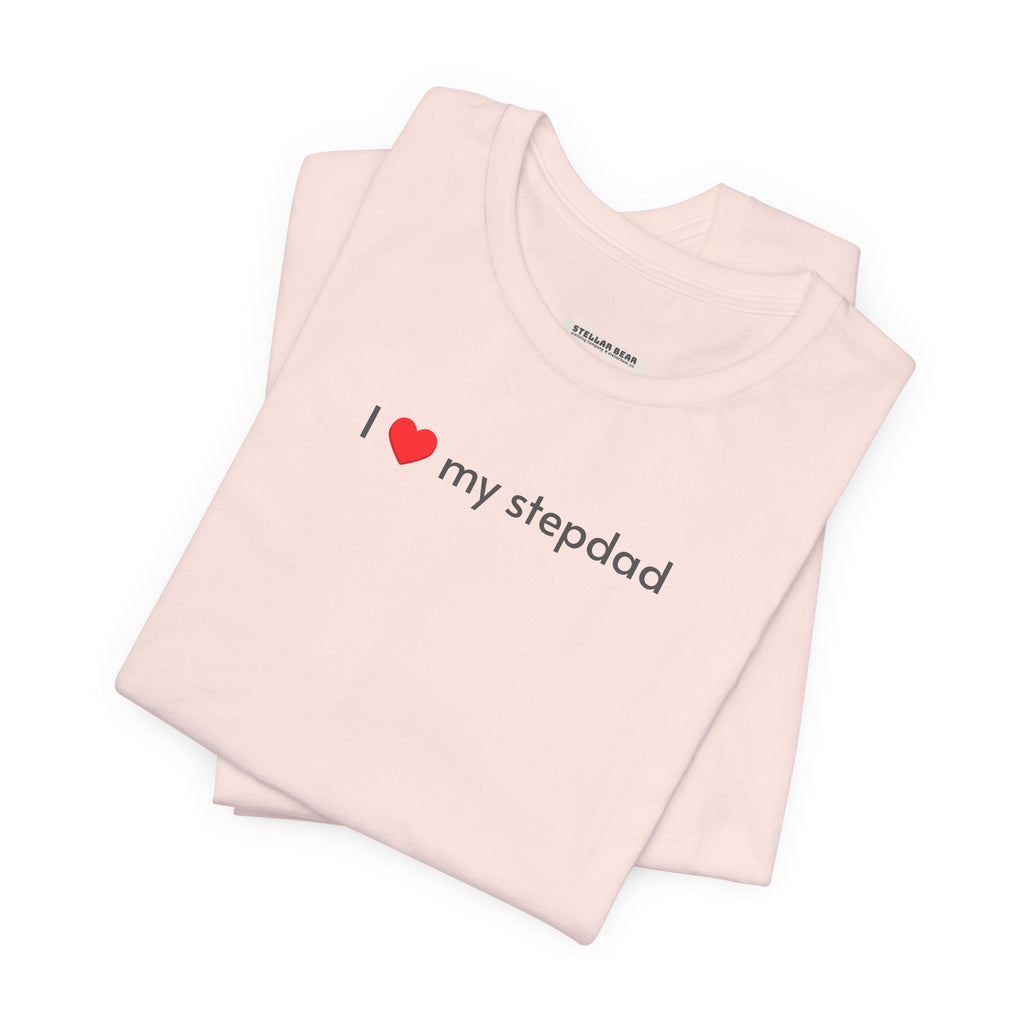 I Love My Stepdad Minimalist Style T-Shirt product image 4