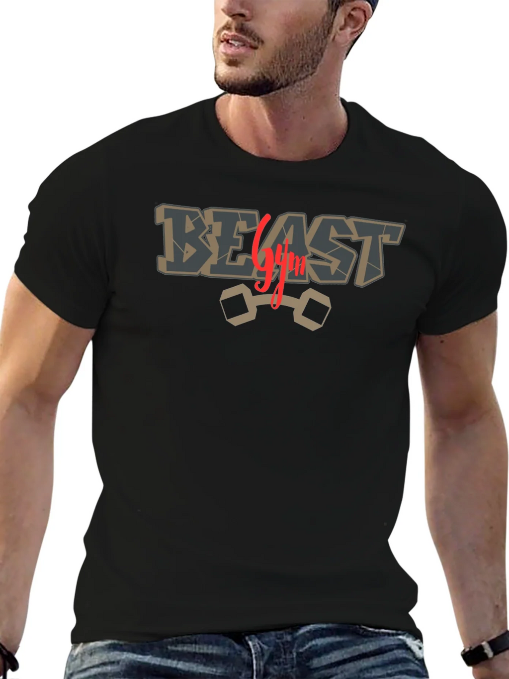 Beast Gym Black T-Shirt product image 5