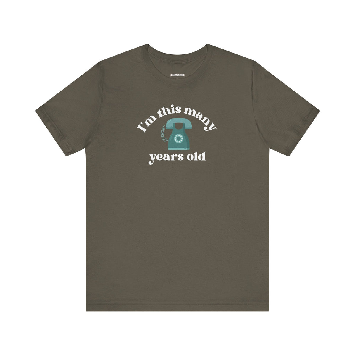 I'm This Many Years Old (Telephone) Graphic T-Shirt product image 13