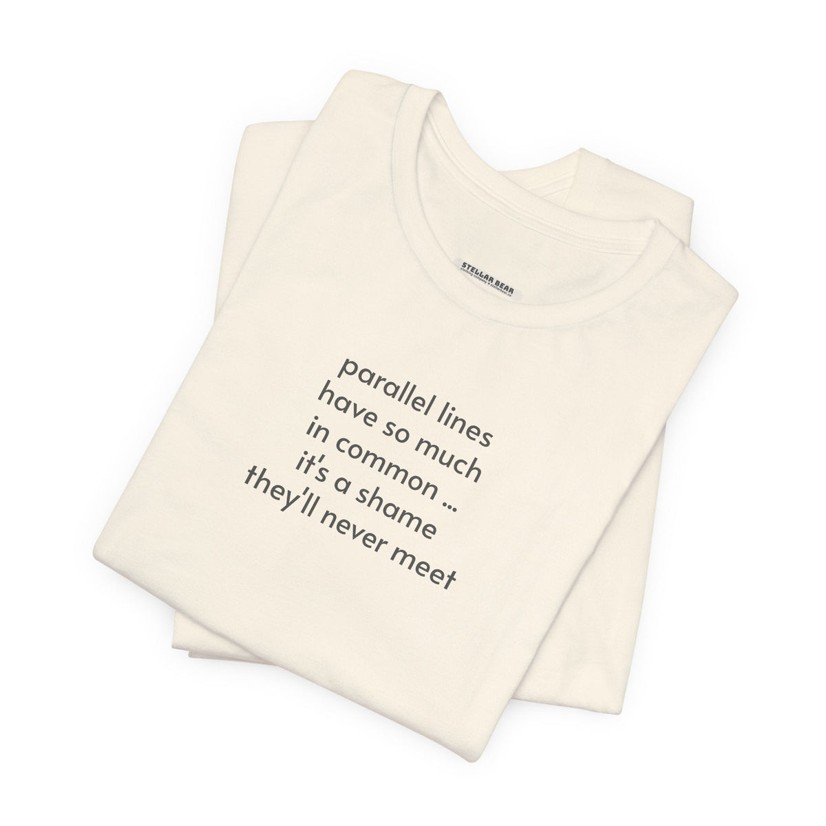 Parallel Lines Minimalist Style T-Shirt product image 3