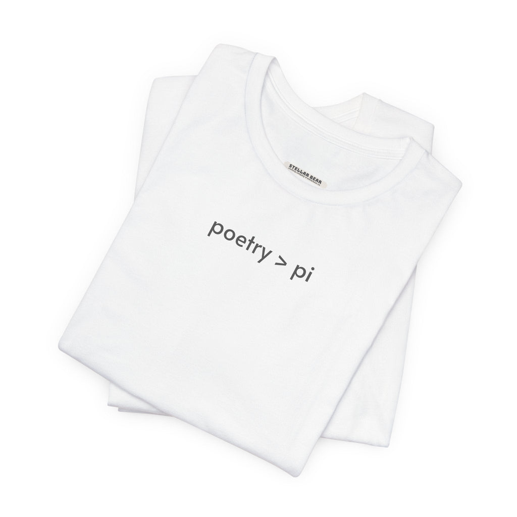 Poetry is Greater Than Pi Minimalist Style T-Shirt product image 7