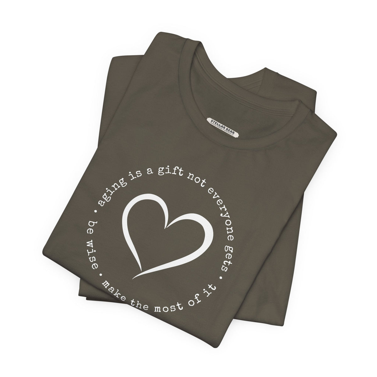 Aging is a Gift Not Everyone Gets, Heart Version Graphic product image 5