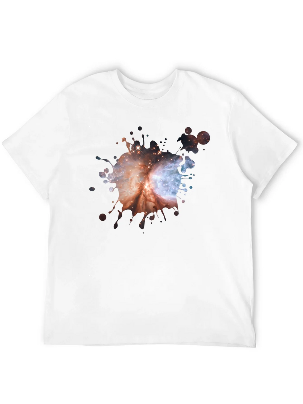 Galaxy Splash Black T-Shirt product image 11
