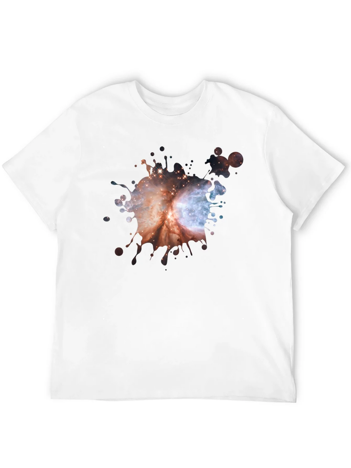 Galaxy Splash Black T-Shirt product image 11