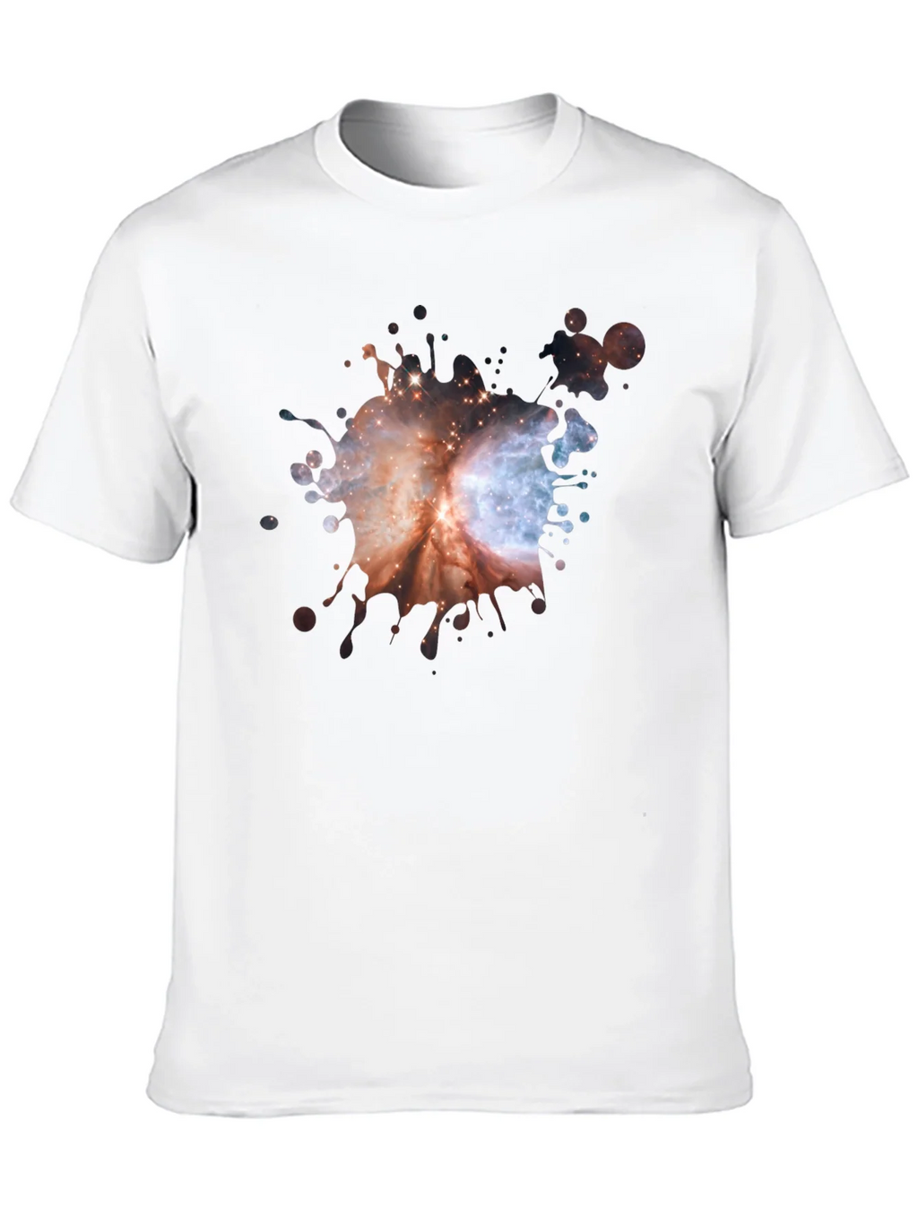 Galaxy Splash Black T-Shirt product image 9