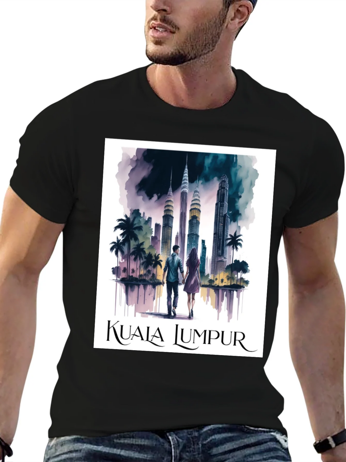 Kuala Lumpur Graphic T-Shirt product image 3