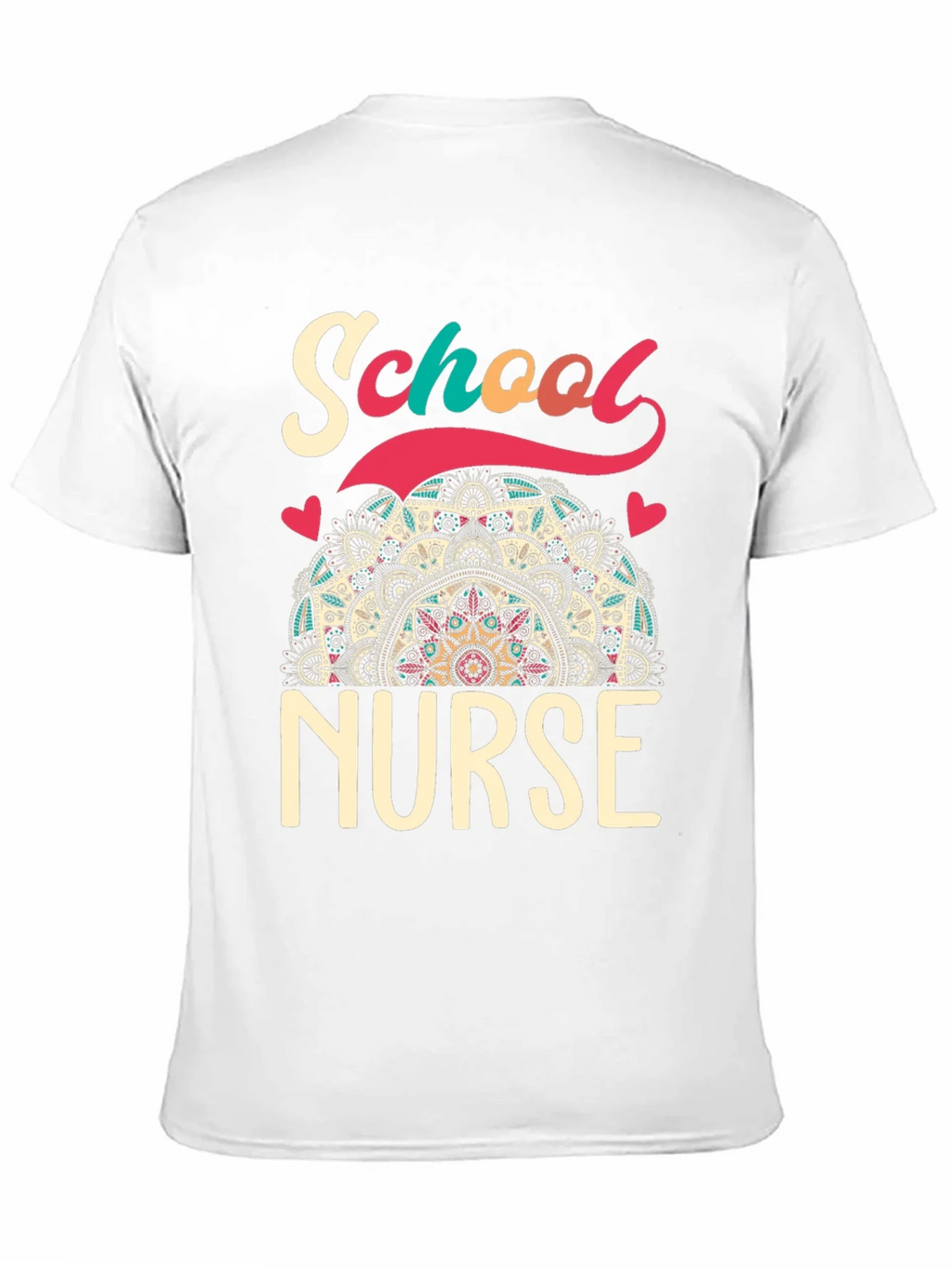 School Nurse T-Shirt - Mandala Design product image 10