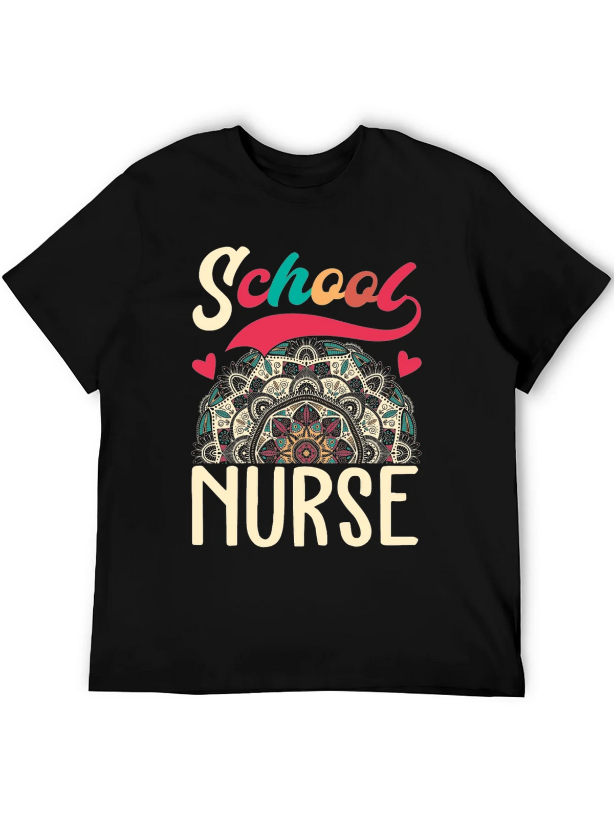 School Nurse T-Shirt - Mandala Design product image 5