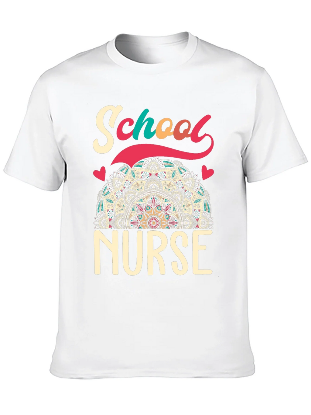School Nurse T-Shirt - Mandala Design product image 9