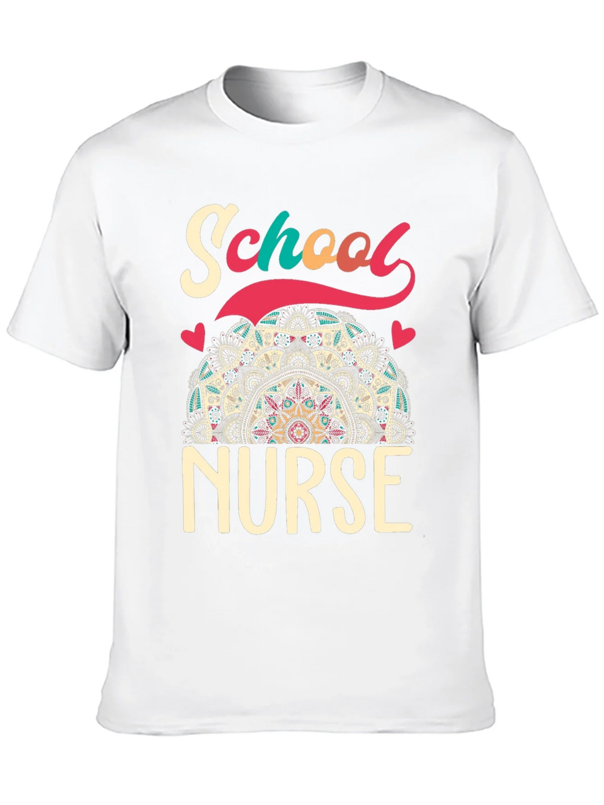 School Nurse T-Shirt - Mandala Design product image 9