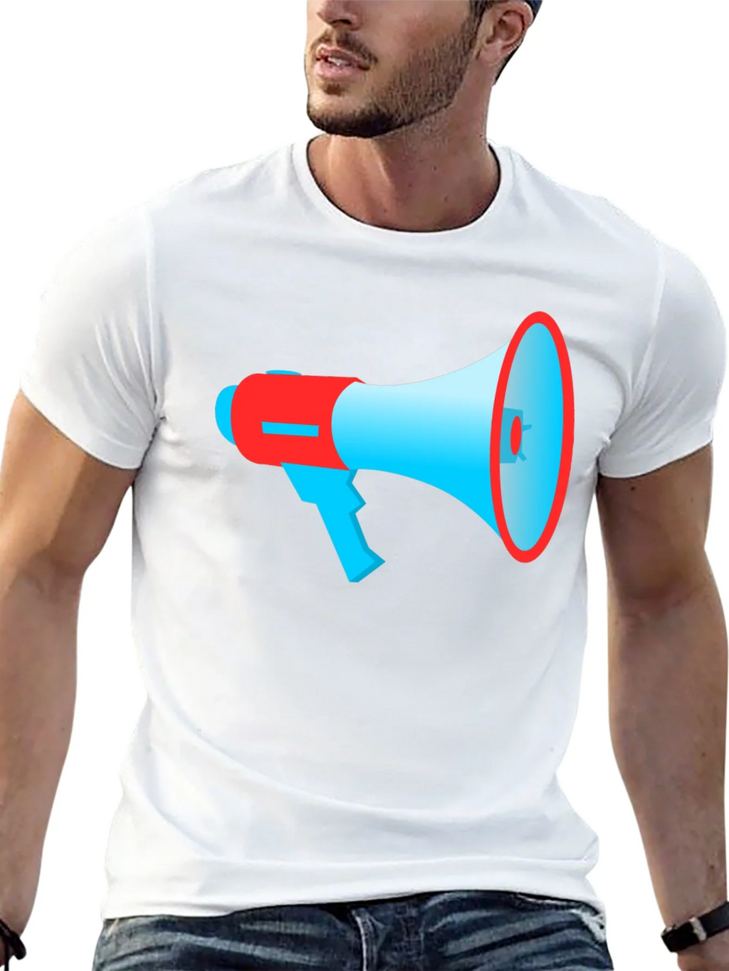 Megaphone Graphic Tee - Stand Out Style product image 4
