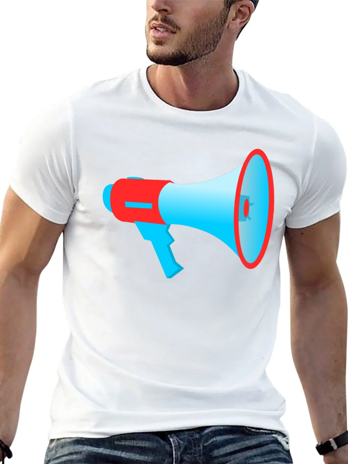 Megaphone Graphic Tee - Stand Out Style product image 4