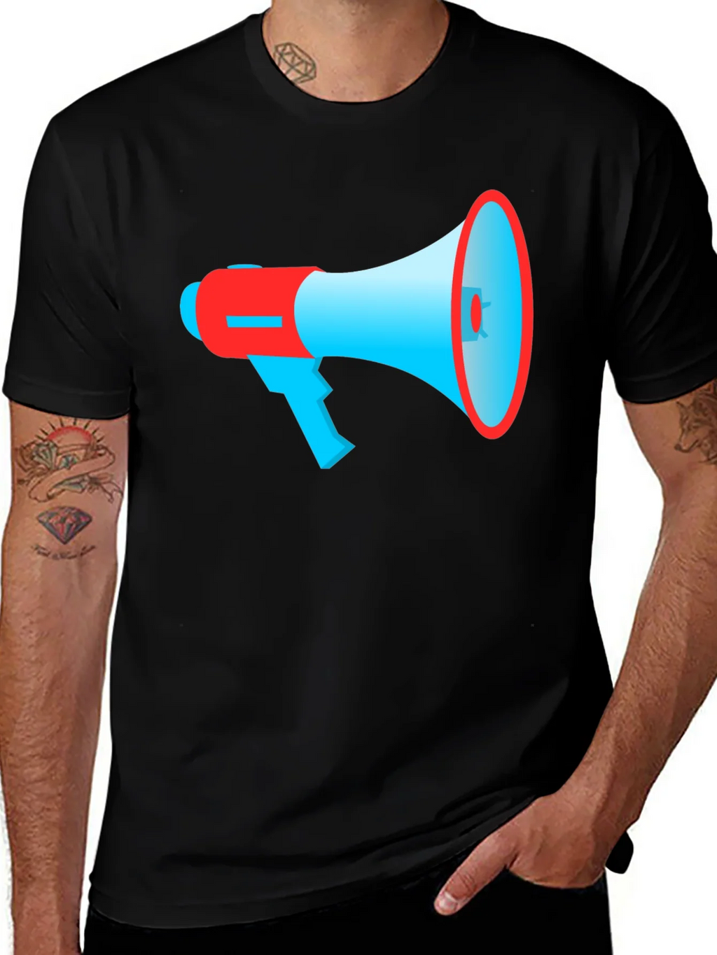 Megaphone Graphic Tee - Stand Out Style product image 1