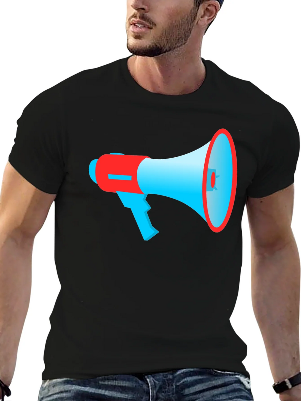 Megaphone Graphic Tee - Stand Out Style product image 2
