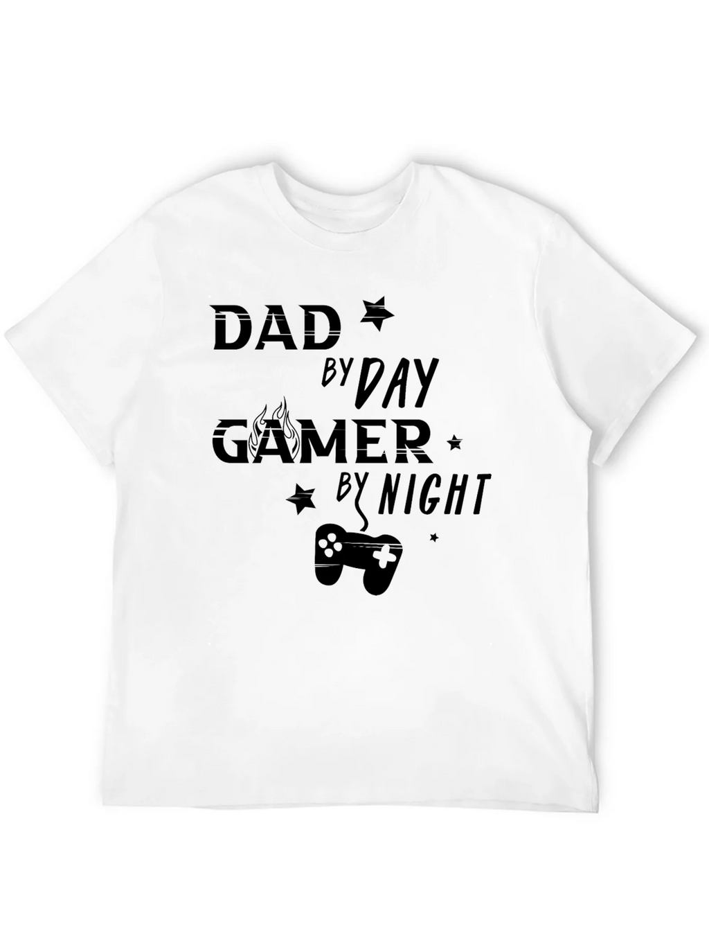 Dad By Day Gamer By Night Graphic T-Shirt product image 4