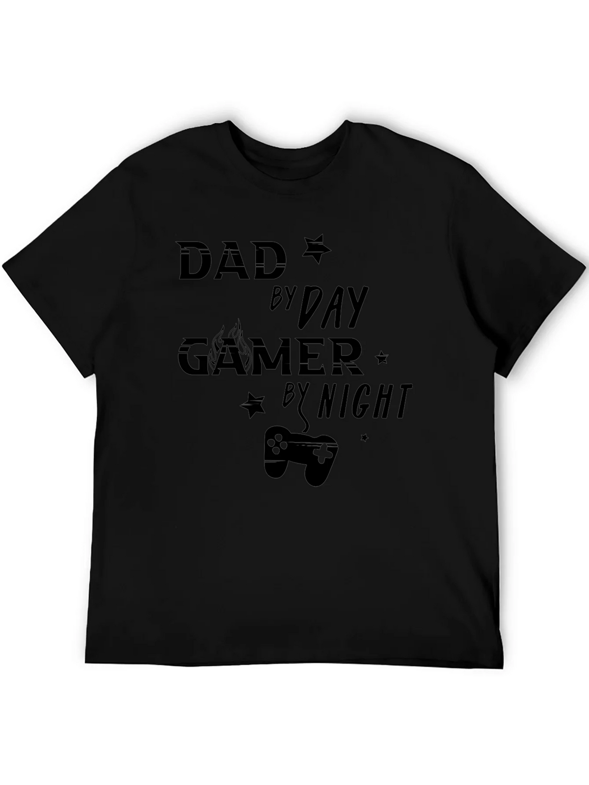 Dad By Day Gamer By Night Graphic T-Shirt product image 3