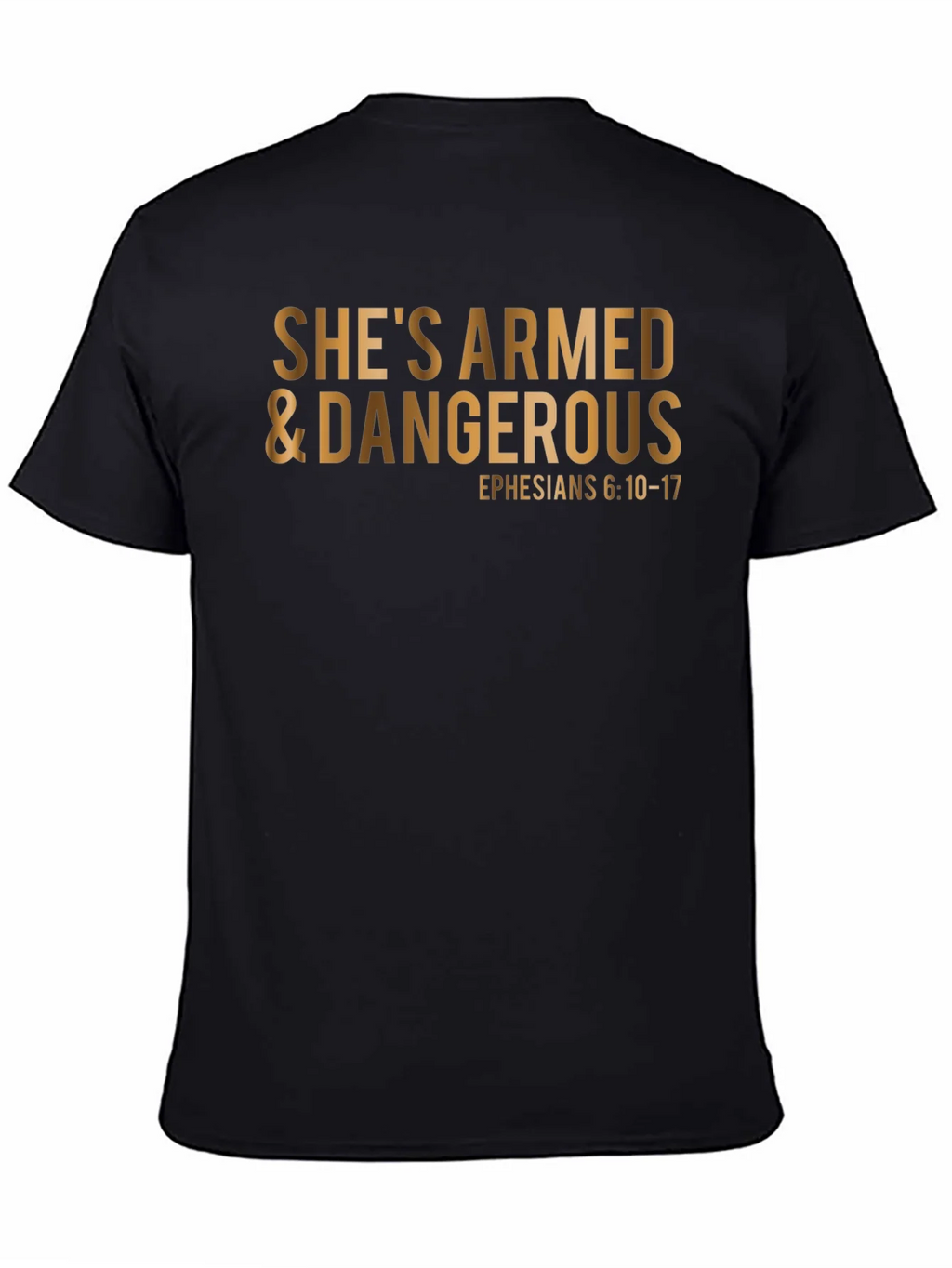 Shes Armed & Dangerous T-Shirt: Christian Apparel product image 4