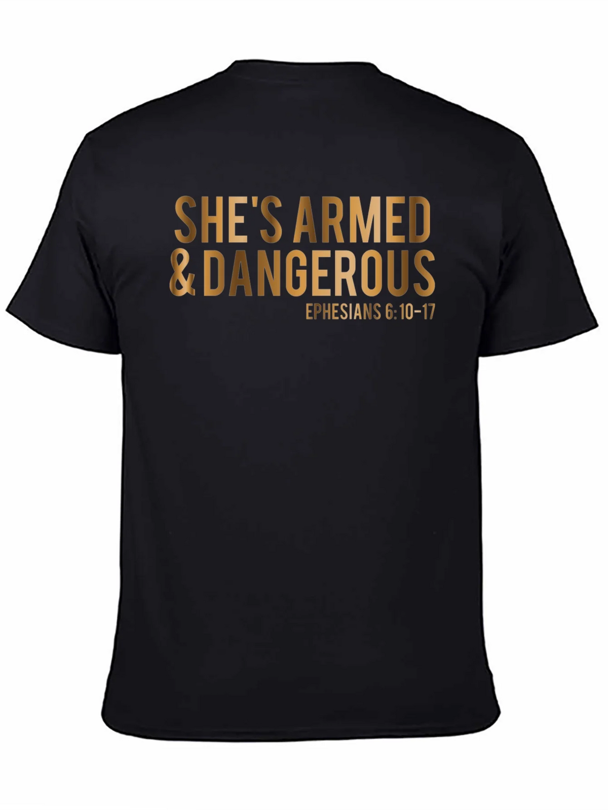 Shes Armed & Dangerous T-Shirt: Christian Apparel product image 4