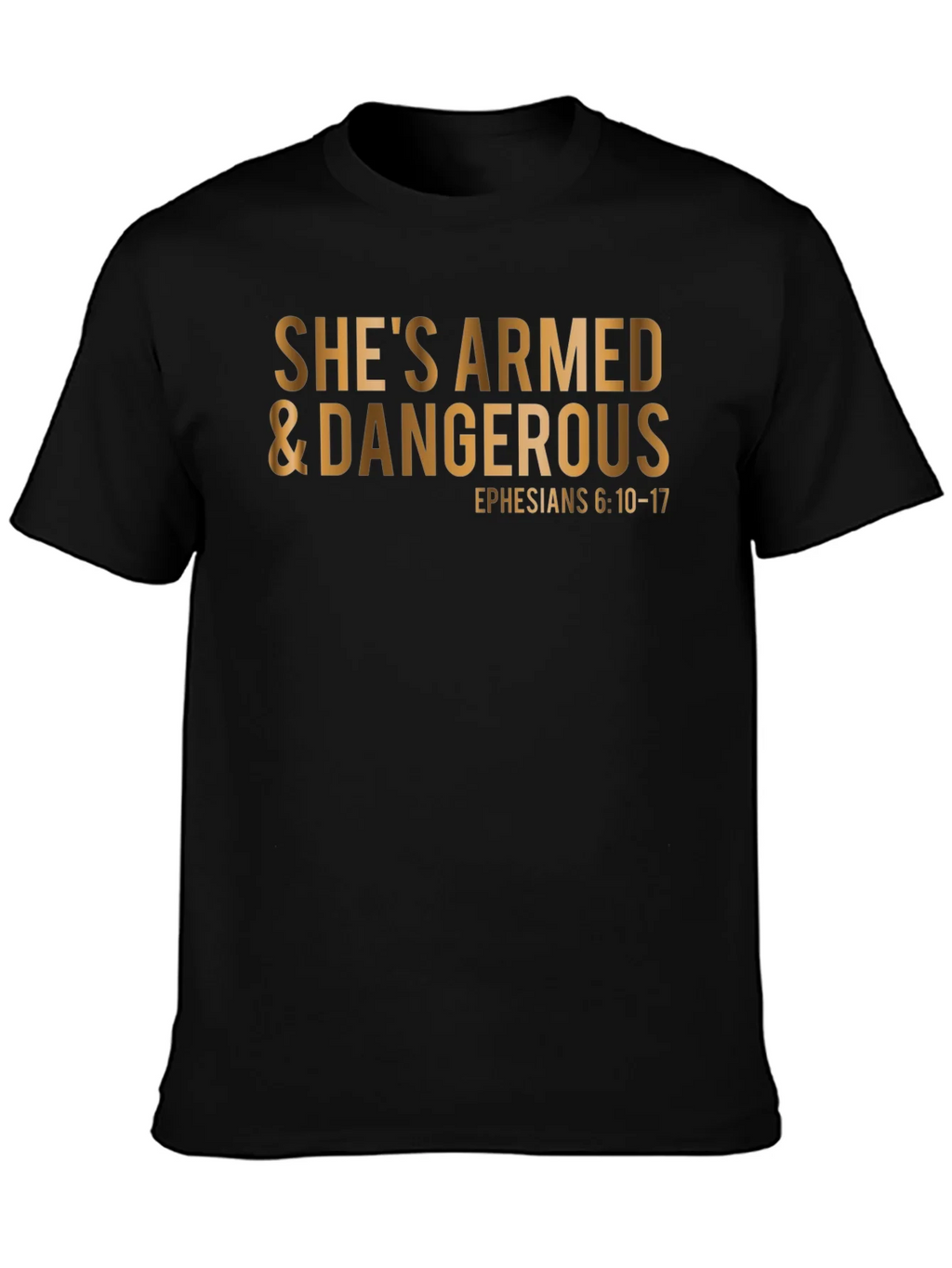 Shes Armed & Dangerous T-Shirt: Christian Apparel product image 3