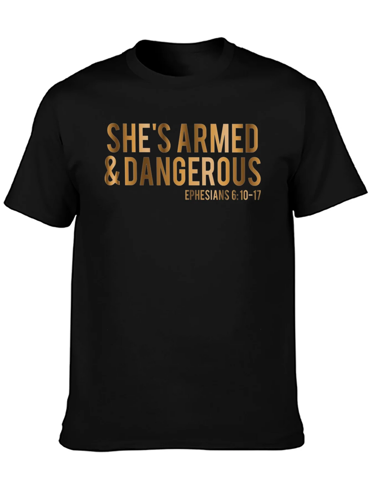 Shes Armed & Dangerous T-Shirt: Christian Apparel product image 3