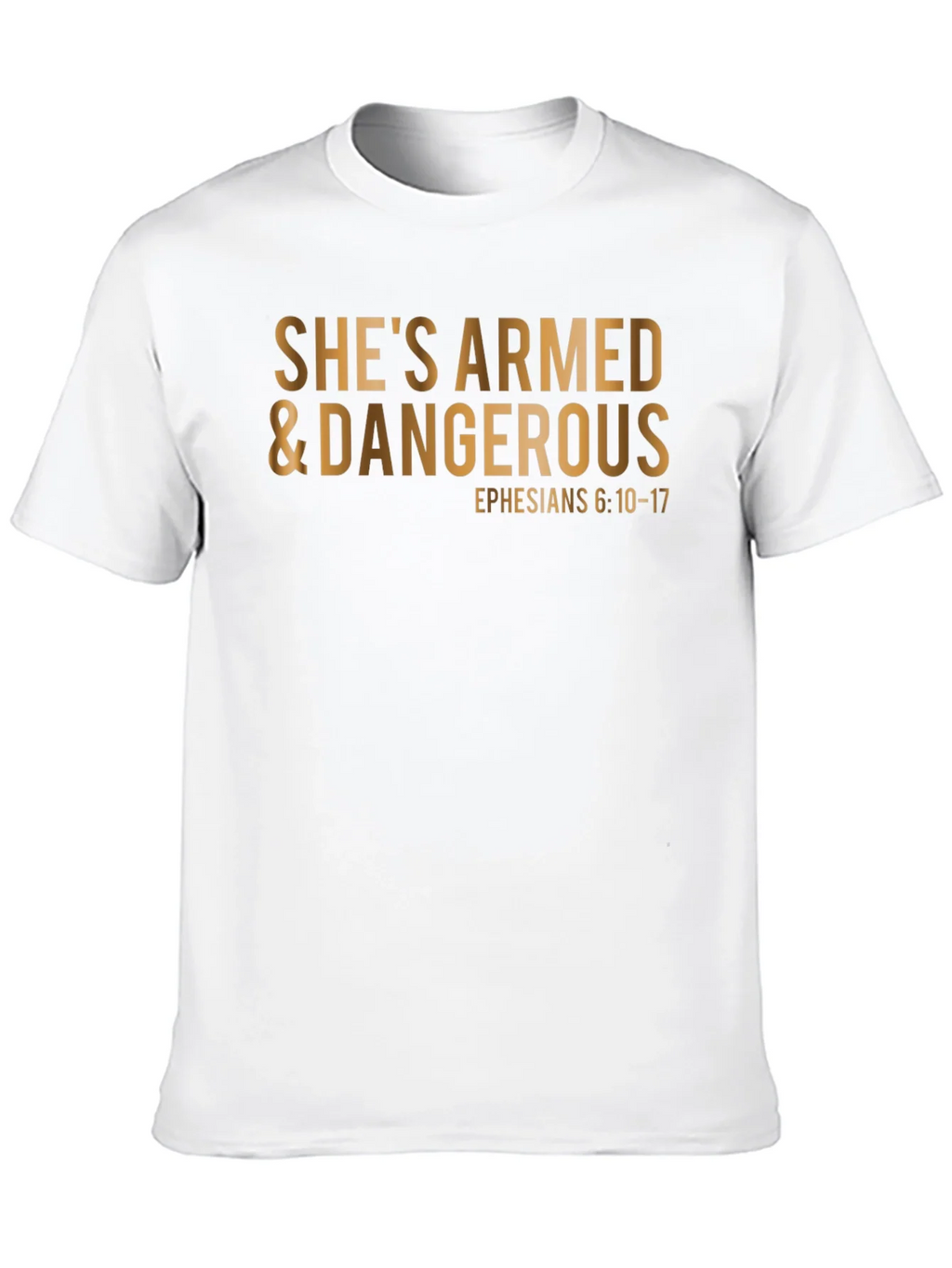 Shes Armed & Dangerous T-Shirt: Christian Apparel product image 9
