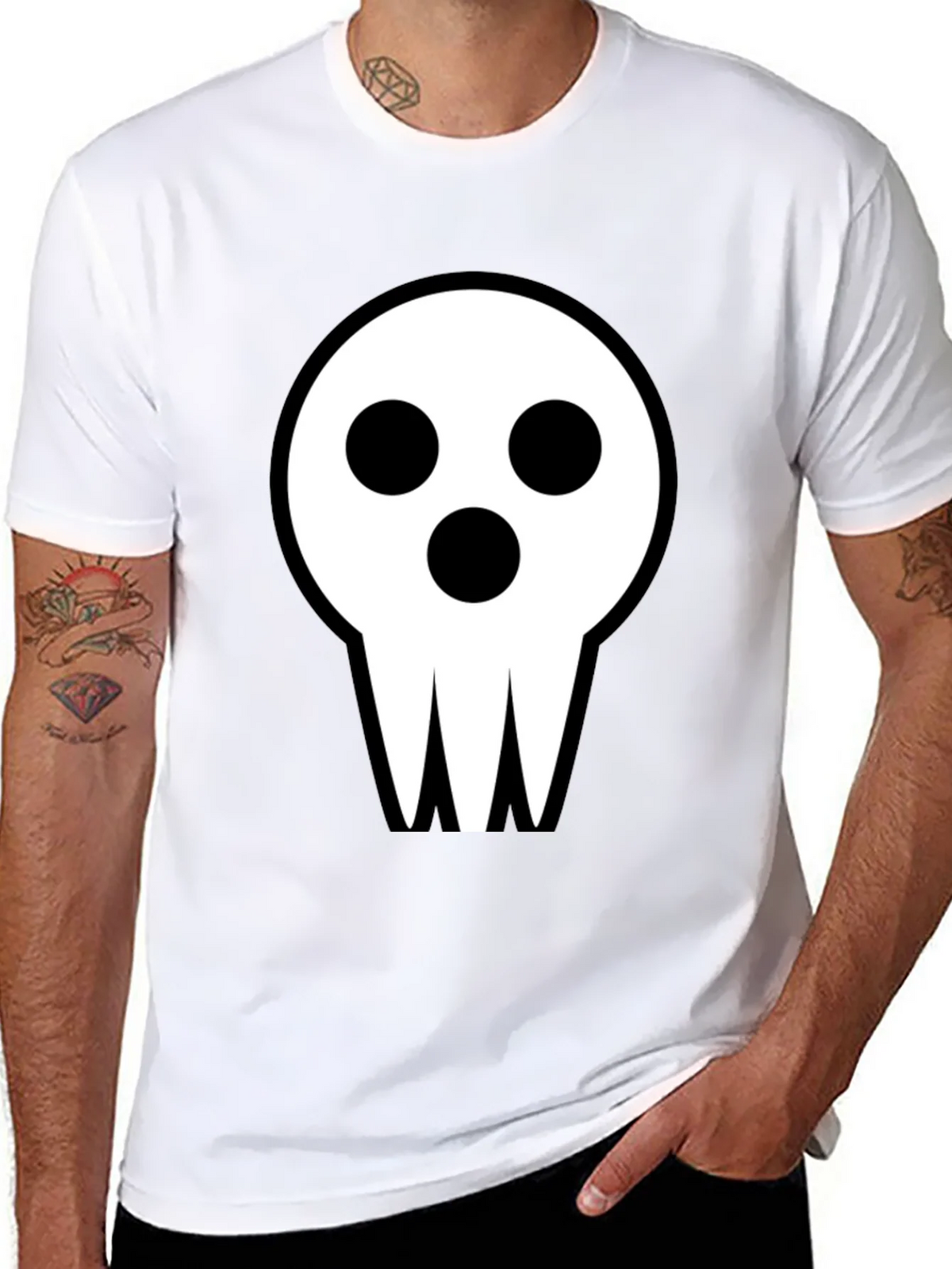Skull Graphic Black T-Shirt product image 5